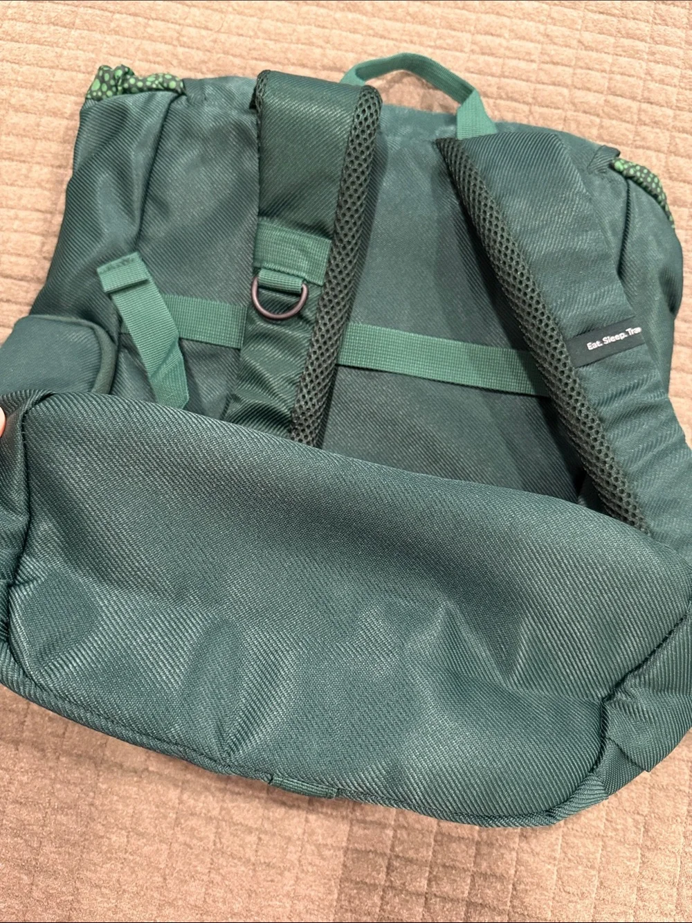 EF Go Ahead Tours green rucksack